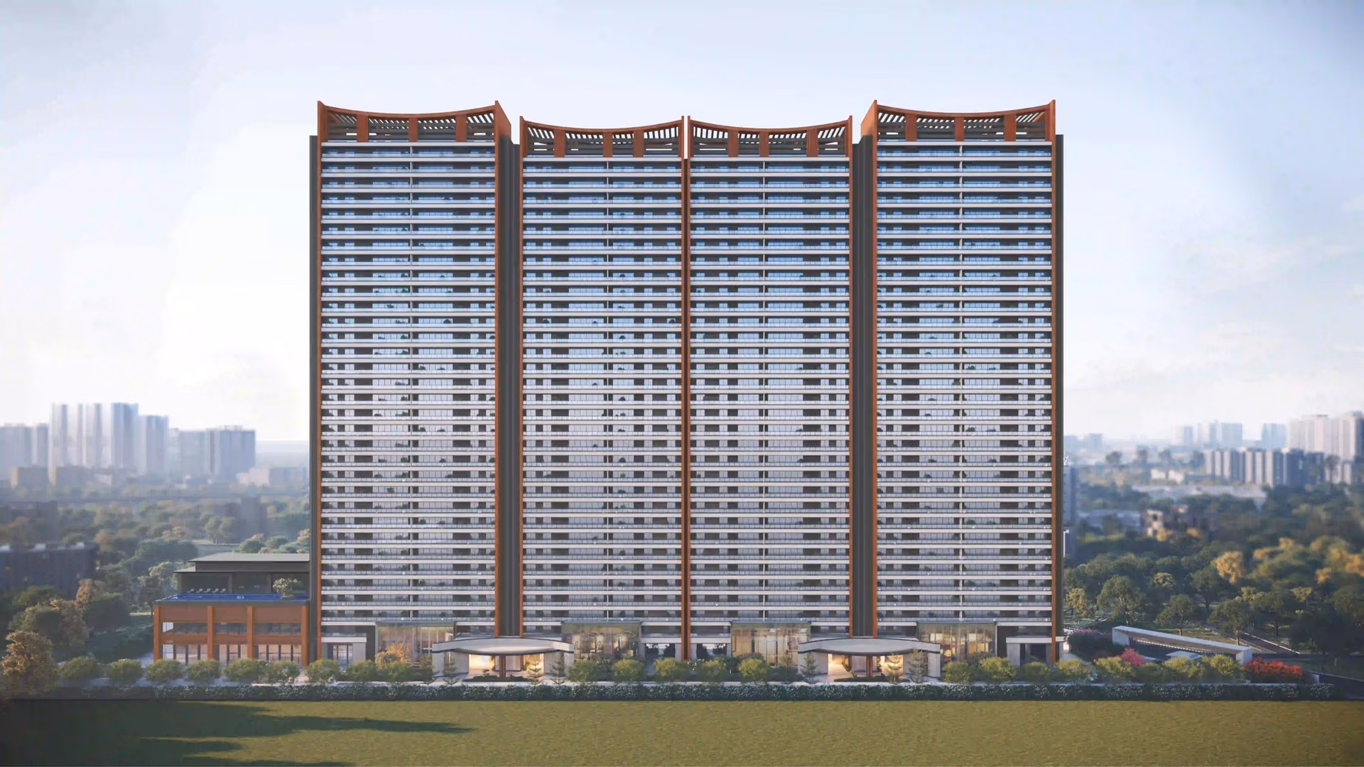 Godrej Sora, Sector 53, Gurgaon: Godrej Sora front elevation (artist's impression)
