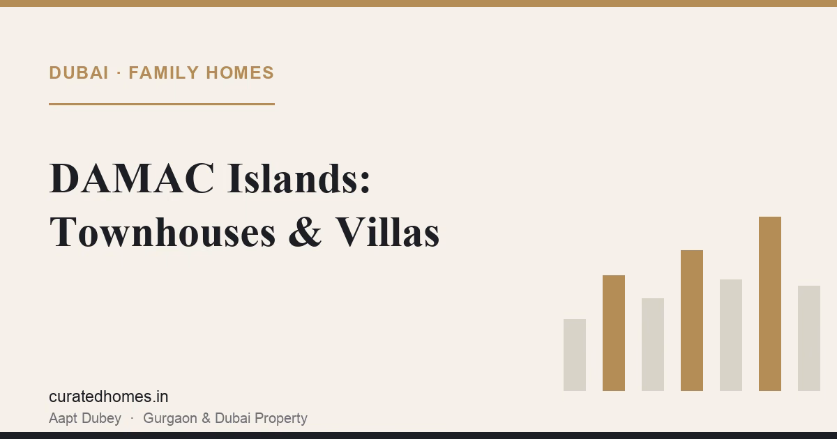 DAMAC Islands: Townhouses and Villas for Indian Families. dubai guide, Curated Homes Gurgaon luxury real estate blog