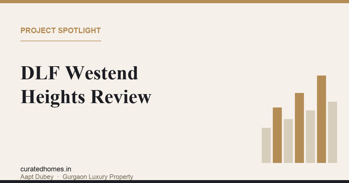 DLF Westend Heights Review: Established 4 BHK Living in Sector 53. project spotlight, Curated Homes Gurgaon luxury real estate blog