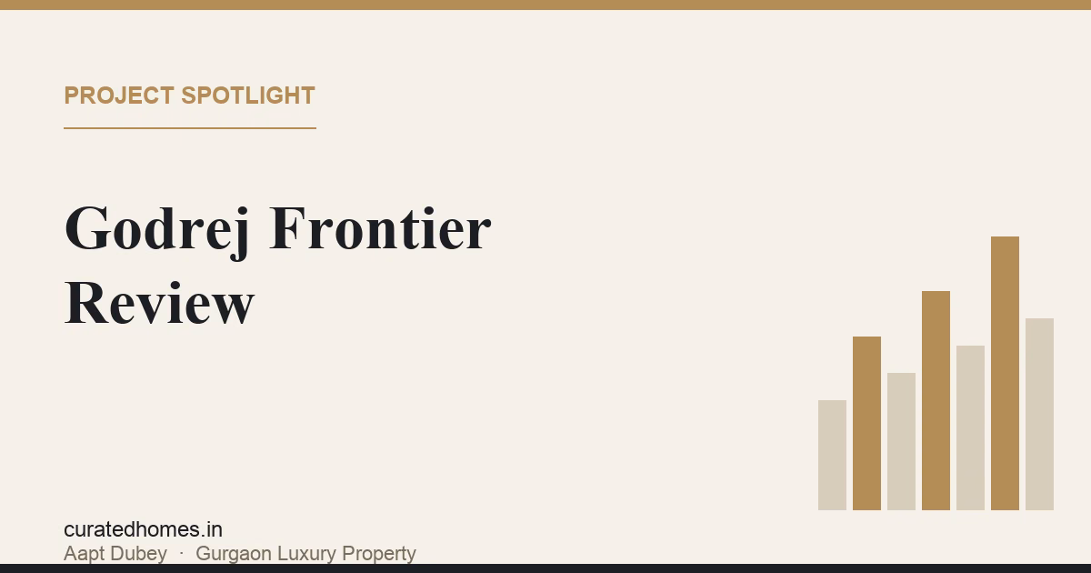 Godrej Frontier Review: Value Godrej Living in Sector 80. project spotlight, Curated Homes Gurgaon luxury real estate blog