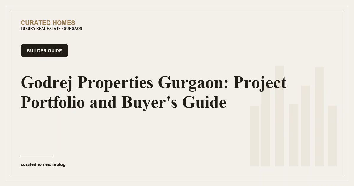 Godrej Properties Gurgaon: Project Portfolio and Buyer's Guide. builder guide, Curated Homes Gurgaon luxury real estate blog