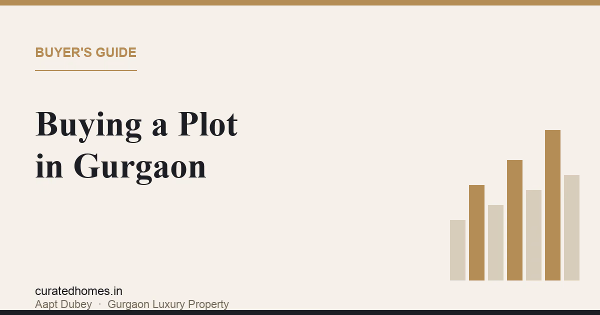 Buying a Plot in Gurgaon: A Buyer's Guide to Land and Independent Floors. buyer's guide, Curated Homes Gurgaon luxury real estate blog