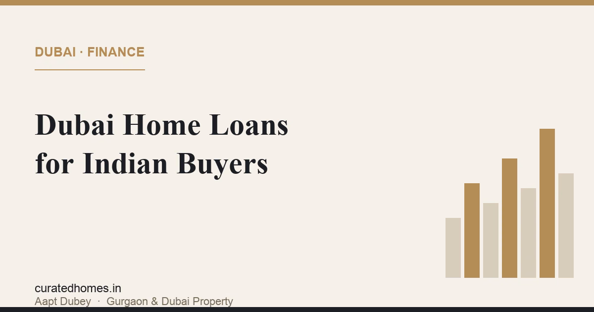 Home Loans and Mortgages in Dubai for Indian Buyers: What Is Possible. dubai guide, Curated Homes Gurgaon luxury real estate blog