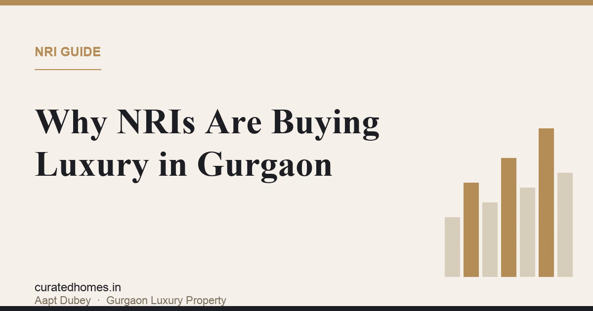 Why NRIs Are Buying Luxury Property in Gurgaon. nri guide, Curated Homes Gurgaon luxury real estate blog