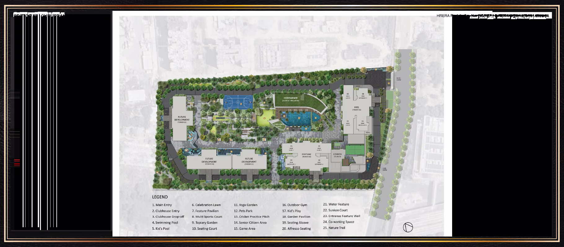 Godrej Samaris master plan / site plan, Sector 53, Gurgaon
