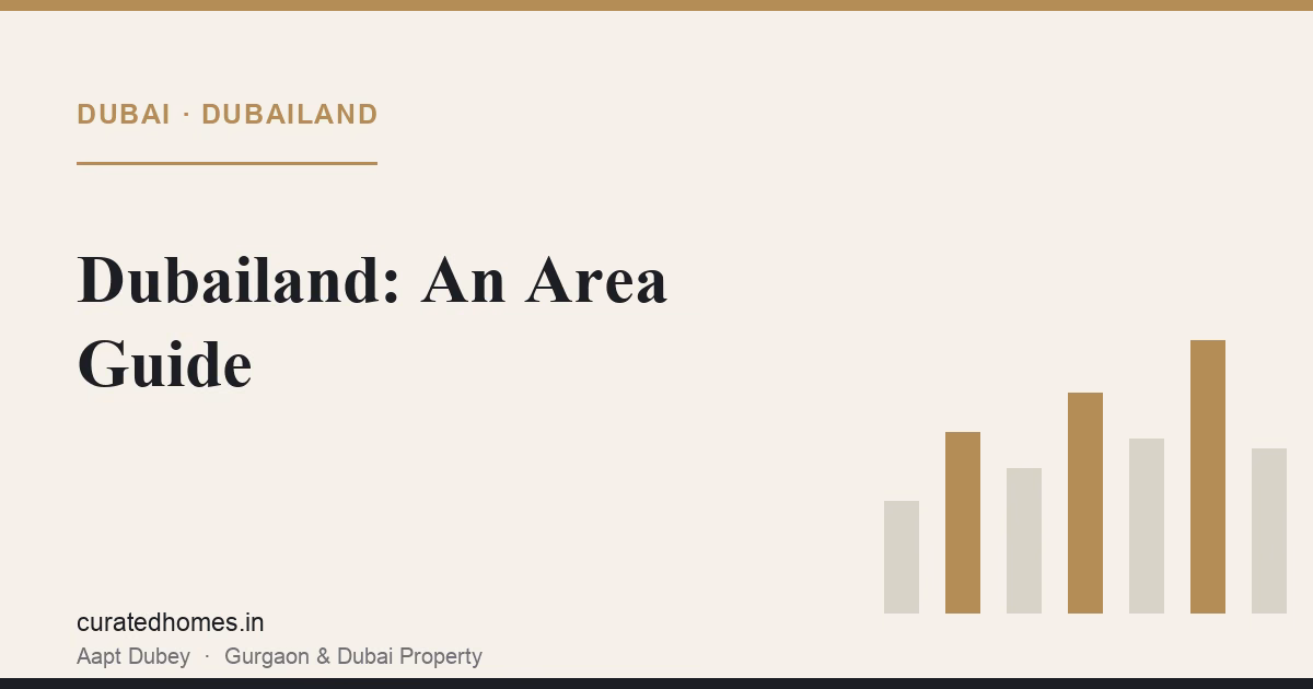 Dubailand: An Area Guide for Indian Buyers. dubai guide, Curated Homes Gurgaon luxury real estate blog