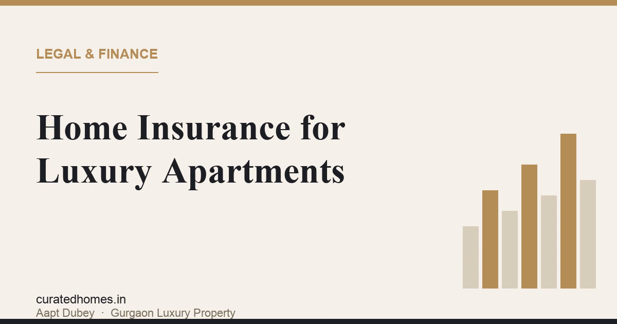 Home Insurance for High-Value Apartments in Gurgaon: What to Cover. legal & finance, Curated Homes Gurgaon luxury real estate blog