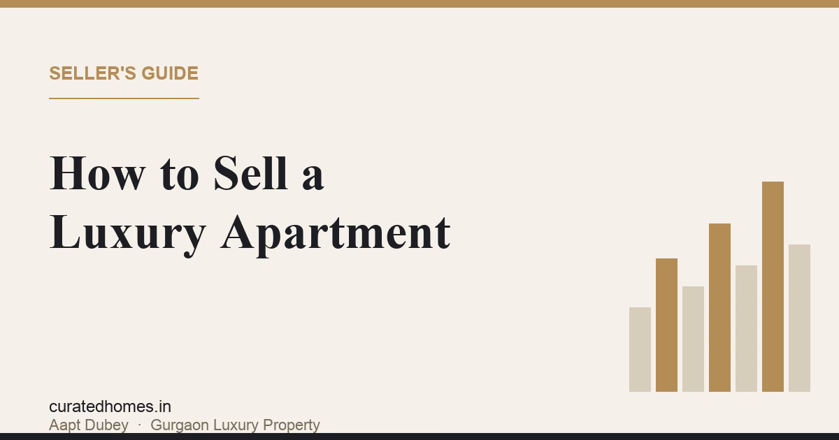 How to Sell a Luxury Apartment in Gurgaon: A Seller's Guide. market & investment, Curated Homes Gurgaon luxury real estate blog