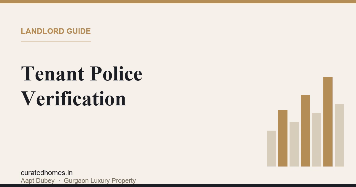 Tenant Police Verification in Gurgaon: What Landlords Need to Do. legal & finance, Curated Homes Gurgaon luxury real estate blog