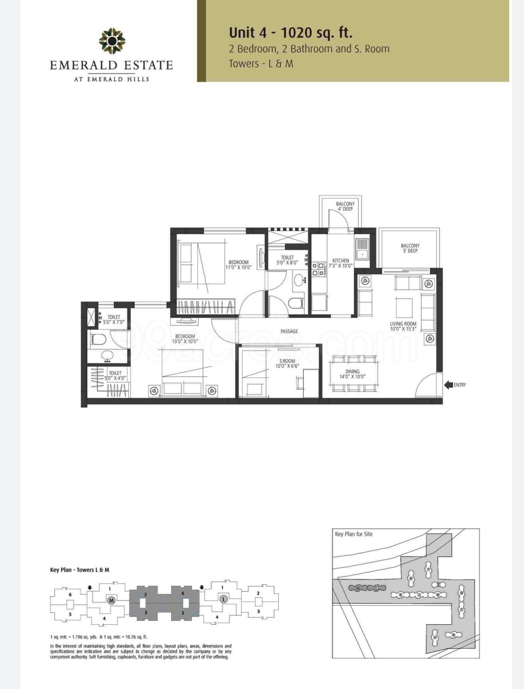 Emaar Mgf Emerald Floors – Builder Floors in Sector 65, Gurgaon, Haryana
